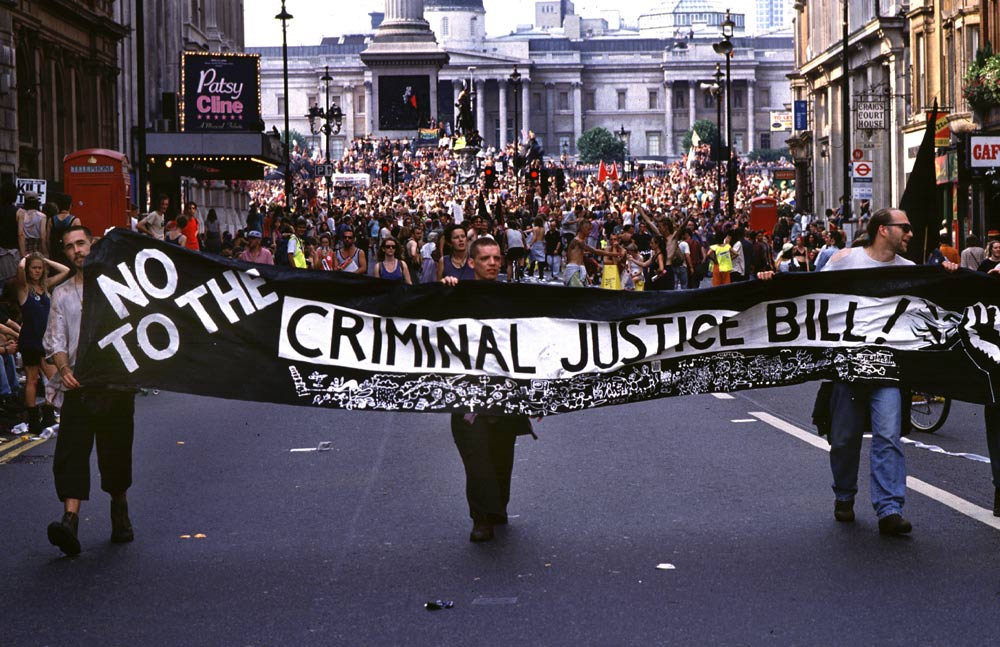 Anti-CJB March, London, July 24th 1994