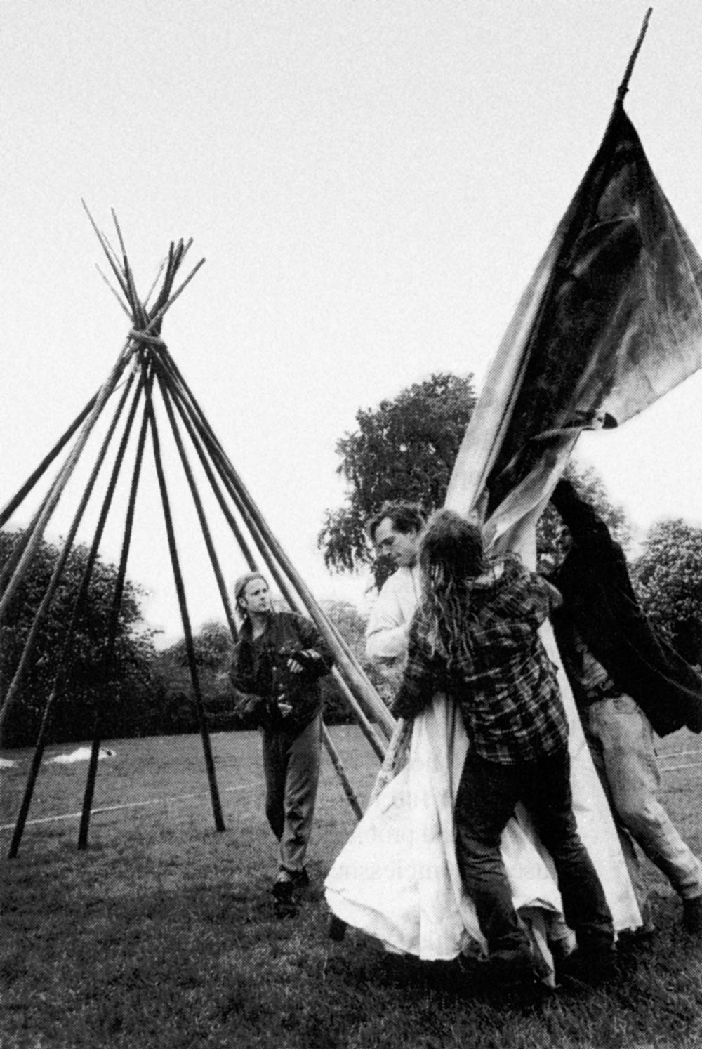 Alternative Ideal Homes Exhibition, at Hackney Homeless People's Festival, 1994