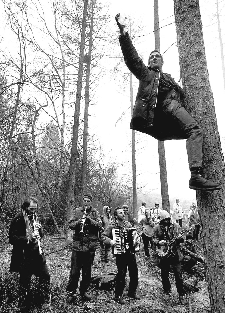 Newbury bypass protest