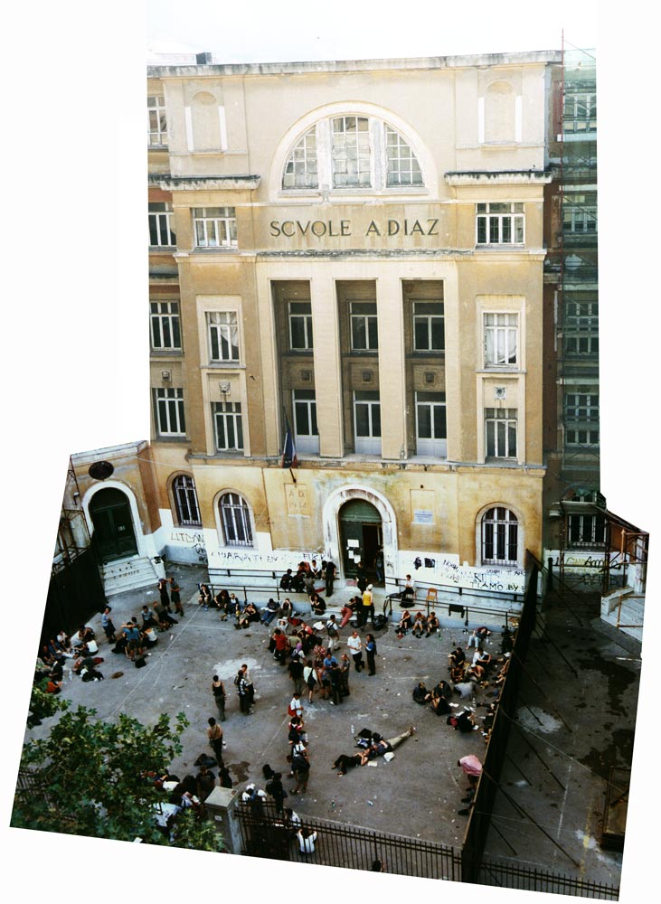 School A. Diaz raid, Genoa, July 2001