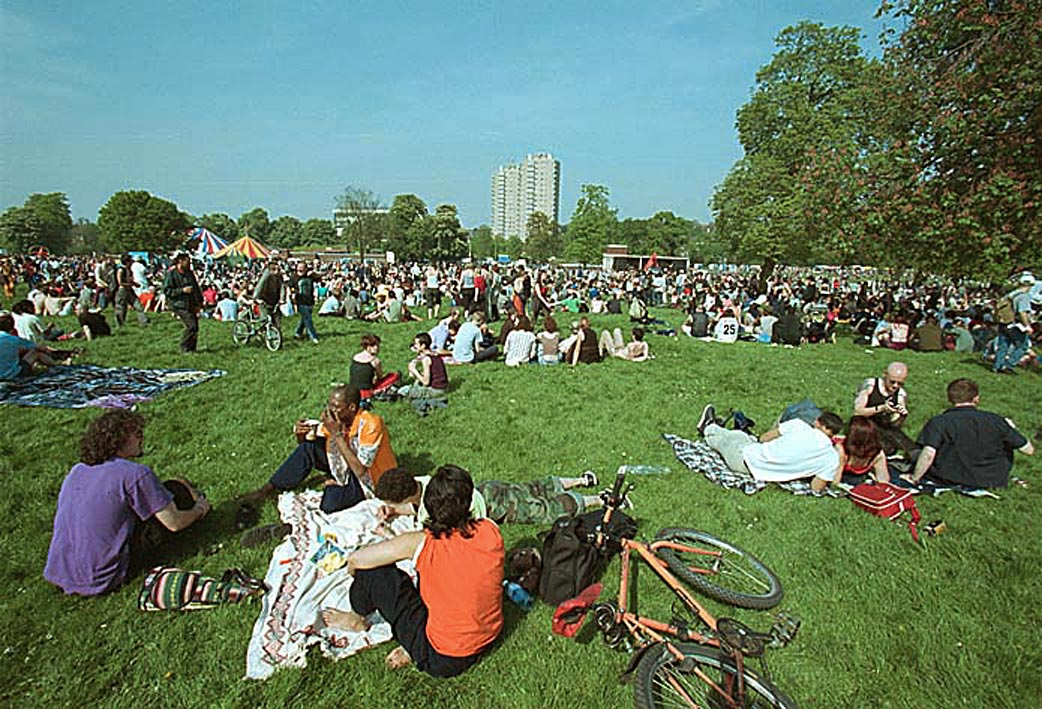 Jayday Cannabis March, Brixton, 2000