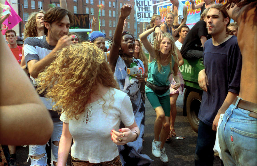 Anti-CJB Demo, London, 23rd July 1994